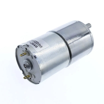 GB37RG 12V DC Gear Motor – 37mm Eccentric Shaft with Multiple RPM Options (2 to 1000 RPM)