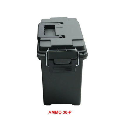 Plastic Ammo Box – Lightweight High-Strength Bullet Storage Case, Weapons Safe, Ammo Can Crate Accessory