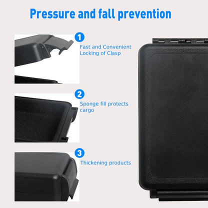 FDBRO Earphone Storage Case – Waterproof EVA Headphone Carry Bag, Protective Case for Earbuds & Portable Headset Accessories