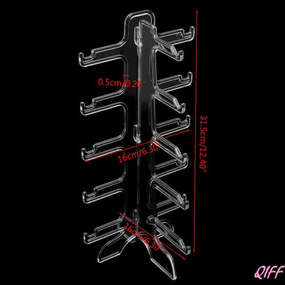 5-Layer Glasses Display Stand – Eyeglasses & Sunglasses Holder Rack