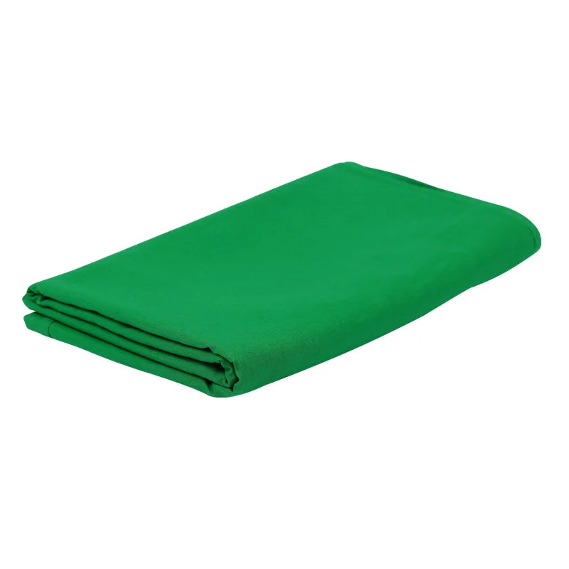 SH Cotton Photo Background Cloth with Rod Pocket – White, Black & Green Screen Chromakey Backdrops for Studio