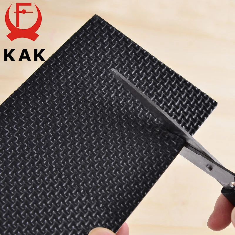 KAK Self-Adhesive Furniture Leg Felt Pads, Anti-Slip Rug Mat Bumper, 1-24PCS Chair Table Protector, Furniture Hardware Damper