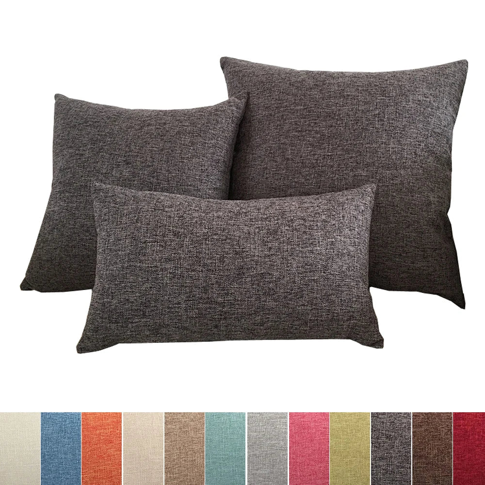 Sofa Cushion Cover – Decorative Throw Pillow Case for Home & Hotel, Multiple Sizes 30x50–60x60 cm