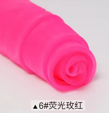 Sheer Organza Fabric Roll - Wedding Party Decoration Material for Romantic Events & Birthday Decor