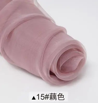 Sheer Organza Fabric Roll - Wedding Party Decoration Material for Romantic Events & Birthday Decor