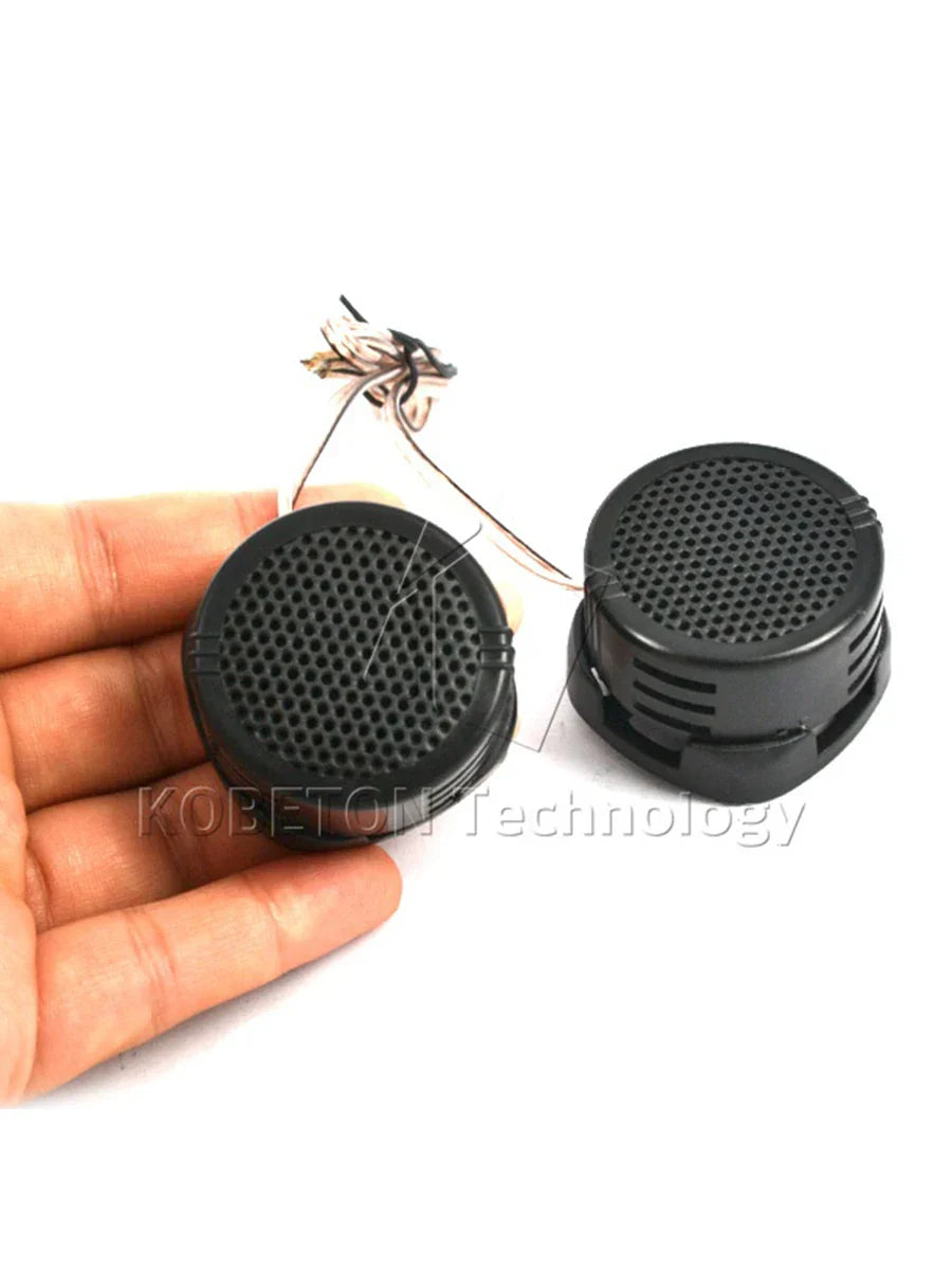 2X Car Mini Dome Tweeter Speakers – Universal High Efficiency, Super Power Loud Audio Sound for Car Tweeters