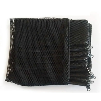 10Pcs Mesh Filter Net Bags – Aquarium Pond Bio Ball, Carbon Media & Ammonia Isolation Bags, White & Black
