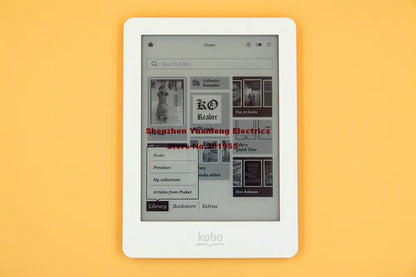 Kobo Glo N613 eBook eReader, 6-Inch 1024x768 Touchscreen, Front & Backlight, 4G/16G/32G, WiFi E-Ink Reader