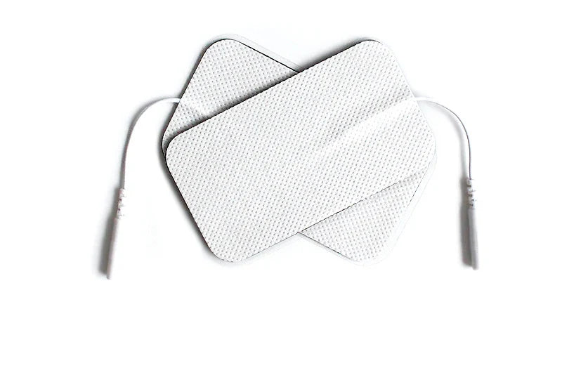 5×9cm Non-Woven Electrode Pads – 2mm Plug for TENS Muscle Stimulator & Acupuncture Machine, Gel Patch Accessories