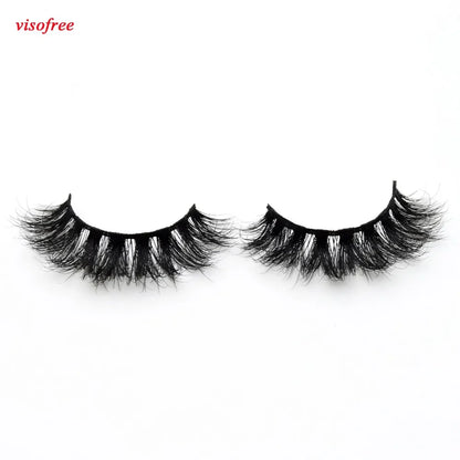 Visofree 3D Mink Lashes – High Volume Natural Black False Eyelashes #108, #109, #110