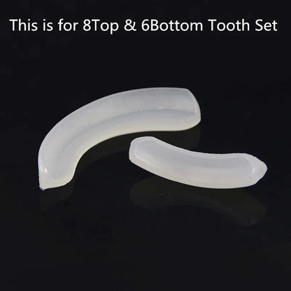 JINAO 2-Piece Grillz Molding Bar – Reusable Silicone Fitting Mold for Top & Bottom Hip Hop Teeth Grillz