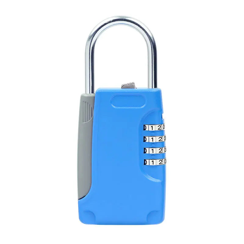 High-Quality Hidden Key Safe Box – 4-Digit Password Lock with Hook (Mini Metal Secret Storage for Home, Villa, Caravan)