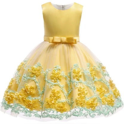 Girls Lace Tutu Princess Dress - Elegant Birthday and Party Dress for Baby and Kids