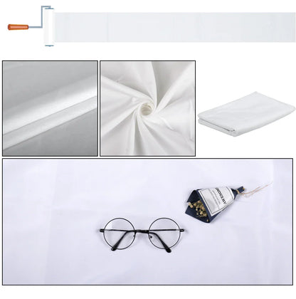 SH Cotton Photo Background Cloth with Rod Pocket – White, Black & Green Screen Chromakey Backdrops for Studio