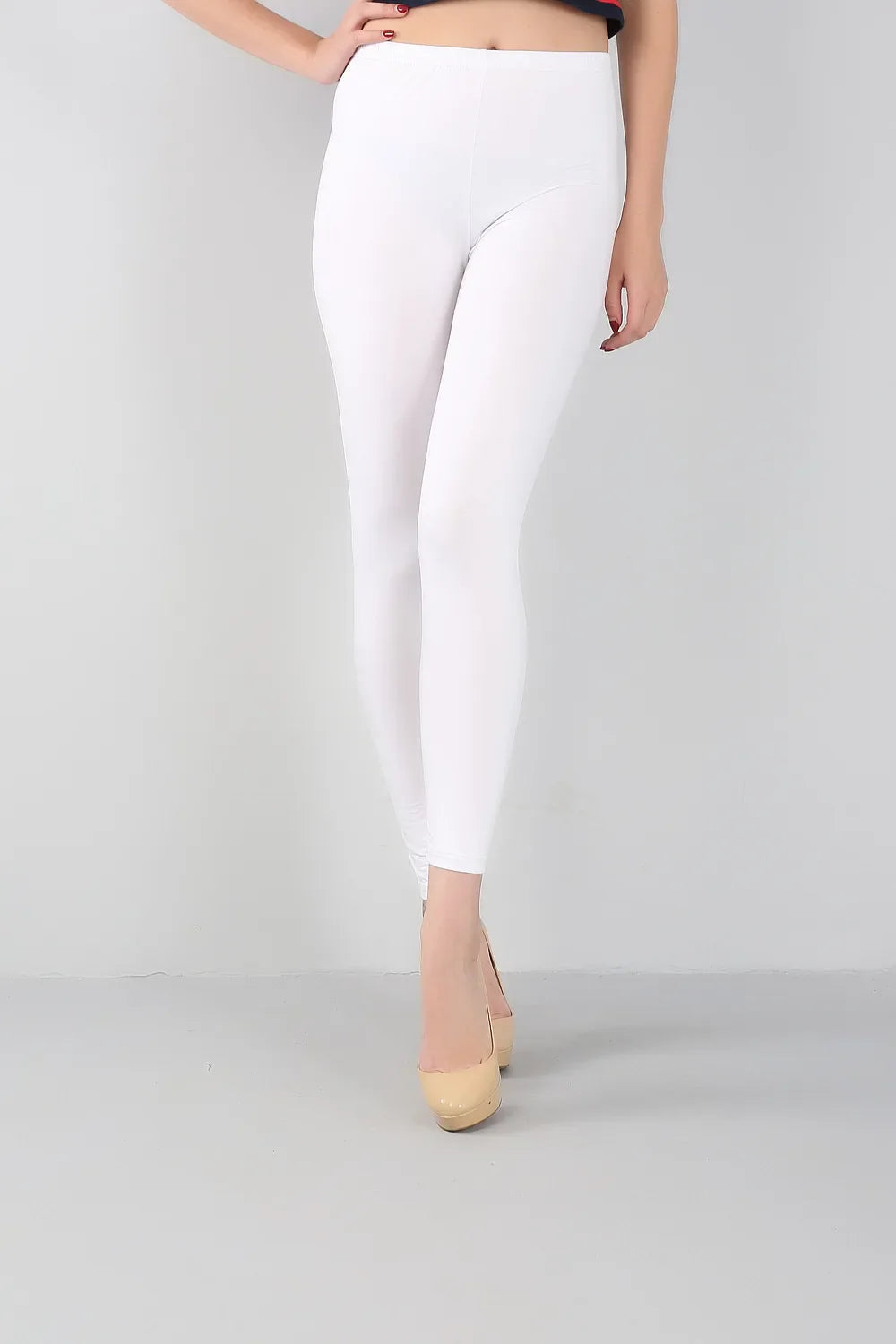2023 Women's Bamboo Fiber High Elastic Slim Leggings – Plus Size 2XL-7XL, Spring & Summer Fashion