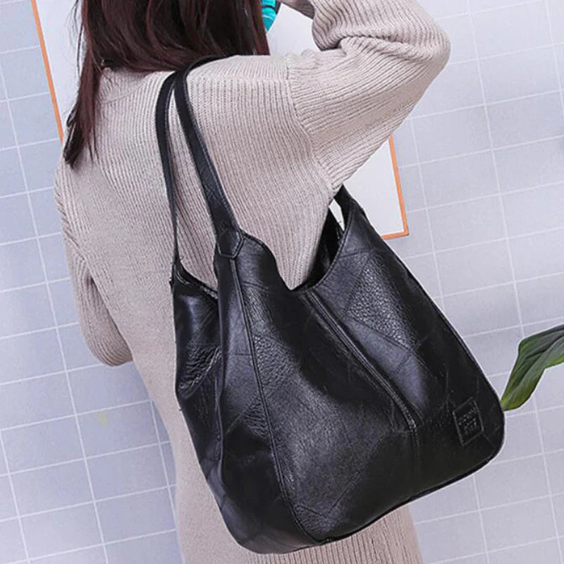Yogodlns Vintage Women's Handbag - Designer Luxury Shoulder Tote, Fashion Brand Top-Handle Bag