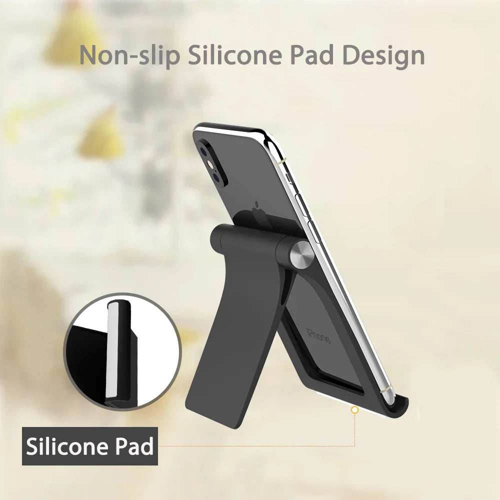 Untoom Adjustable Foldable Phone & Tablet Stand – Desk Holder for iPhone 15, 14 Pro Max and Universal Devices