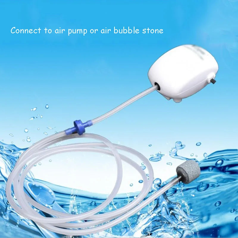 Silicon Aquarium Oxygen Pump Hose - 4x6mm, 1m/3m/5m/10m, Food Grade Tube for Fish Tank & Pond