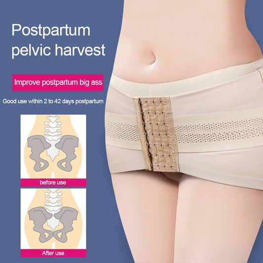 Adjustable Pelvic Pad & Body Shaper Girdle — Hip-Up Posture Correcting Belt, Butt Lifter, Abdomen Support & Maternity Pelvic Belt