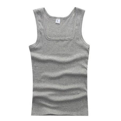 Plus Size Men’s Sleeveless Tank Top Vest – Summer Fitness Bodybuilding Singlet Casual Workout Shirt (Black, White, Gray)