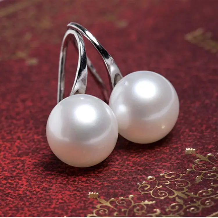 Fashion Pearl Bean Crystal Earrings for Women & Girls – Elegant Everyday Jewelry