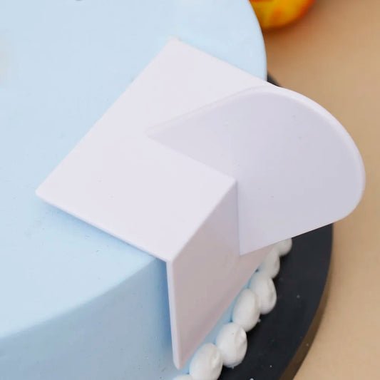 1PC Food Grade Cake Smoother - Cake Decorating, Sugar Craft, DIY Baking Tool for Perfectly Smooth Cakes with Rolled Fondant Spatulas and Icing