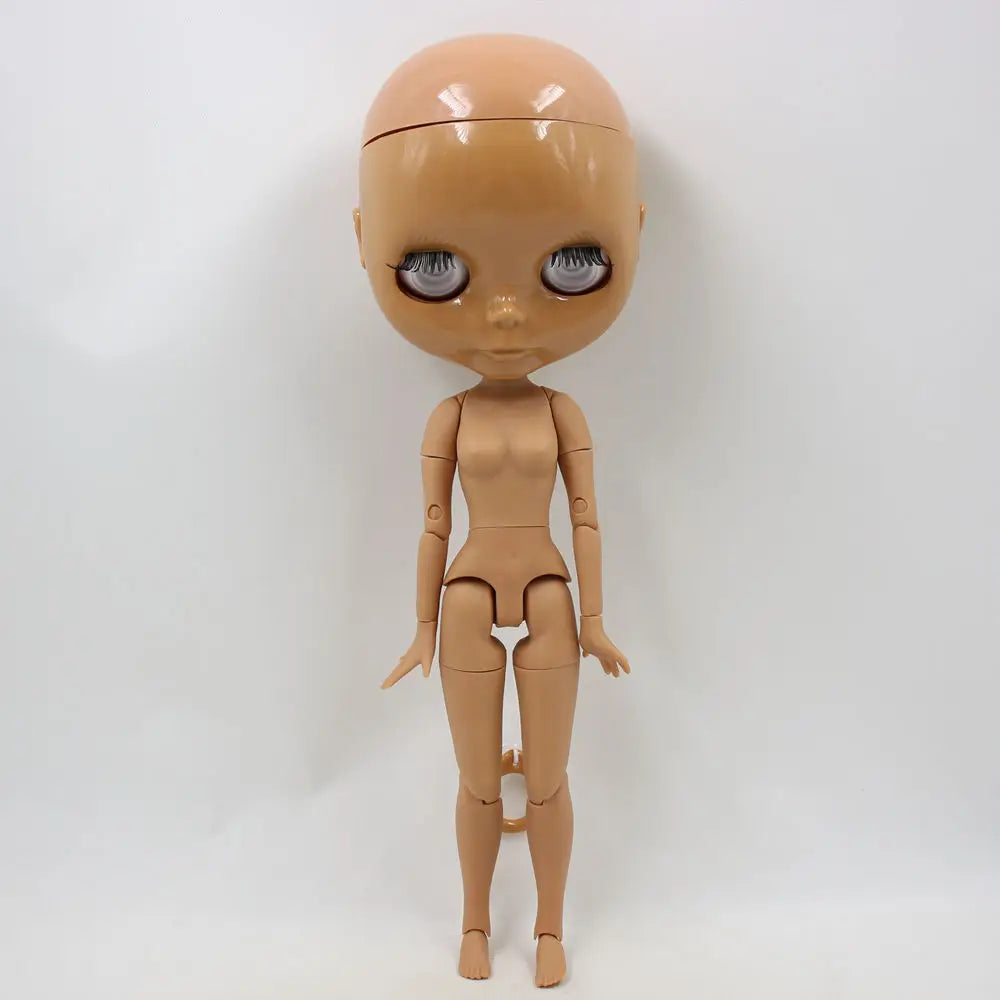 DBS Blyth Doll Toy – 30cm Joint Body Bald Head DIY Doll without Eyechips, Loose Scalp