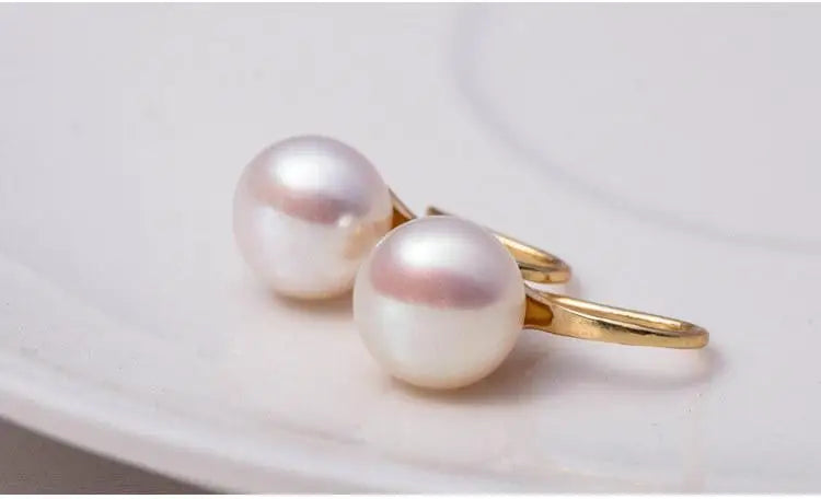 Fashion Pearl Bean Crystal Earrings for Women & Girls – Elegant Everyday Jewelry