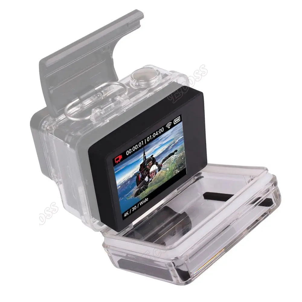 Suptig LCD Screen BacPac for GoPro Hero 3/3+/4 – External Display Viewer Replacement Camera Accessory for Action Recording & Monitoring