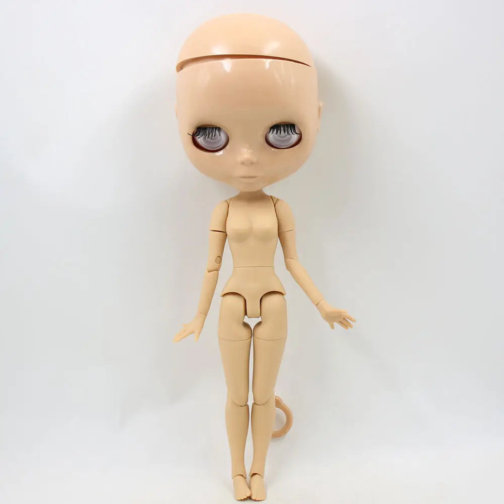 DBS Blyth Doll Toy – 30cm Joint Body Bald Head DIY Doll without Eyechips, Loose Scalp