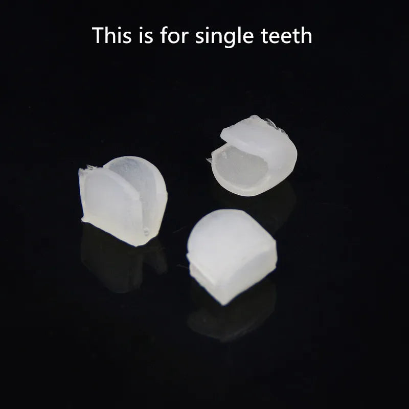 JINAO 2-Piece Grillz Molding Bar – Reusable Silicone Fitting Mold for Top & Bottom Hip Hop Teeth Grillz