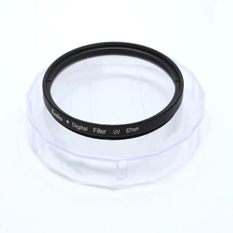 Kenko UV Filter Lens Protector — Fits Canon, Nikon, Sony DSLR (49mm to 82mm)