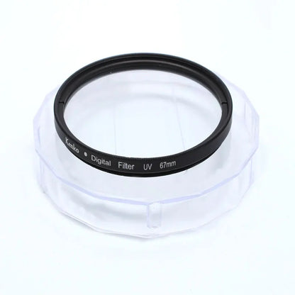 Kenko UV Filter Lens Protector — Fits Canon, Nikon, Sony DSLR (49mm to 82mm)