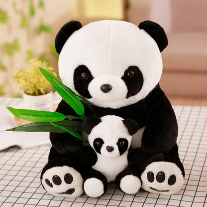 Panda Plush Toy Set - Cute Mother & Son Stuffed Animals for Kids, Girls, Gifts & Home Decor