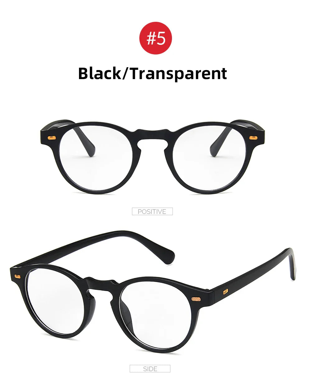 VIVIBEE 2025 Fashion Oval Small Sunglasses – Classic UV400 Clear Transparent Shades for Men & Women