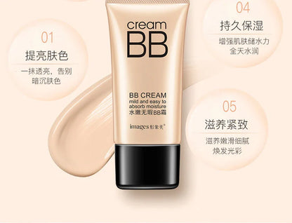 IMAGES Concealer BB Cream — Moisturizing Whitening Foundation & Face Base Makeup CC Cream