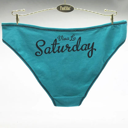 Women's Cotton Panties - 7 Pack Sexy Everyday Briefs & Knickers, M/L/XL Lingerie Set