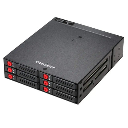 6-Bay & 4-Bay 2.5-inch SATA SSD/HDD Hot Swap Mobile Rack – Data Storage Enclosure for 5.25" Drive Bay