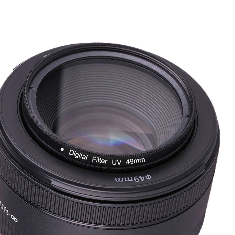 Lens UV Digital Filter Protector — Fits 37mm to 82mm for Canon, Nikon DSLR & SLR Cameras (Sample Package)