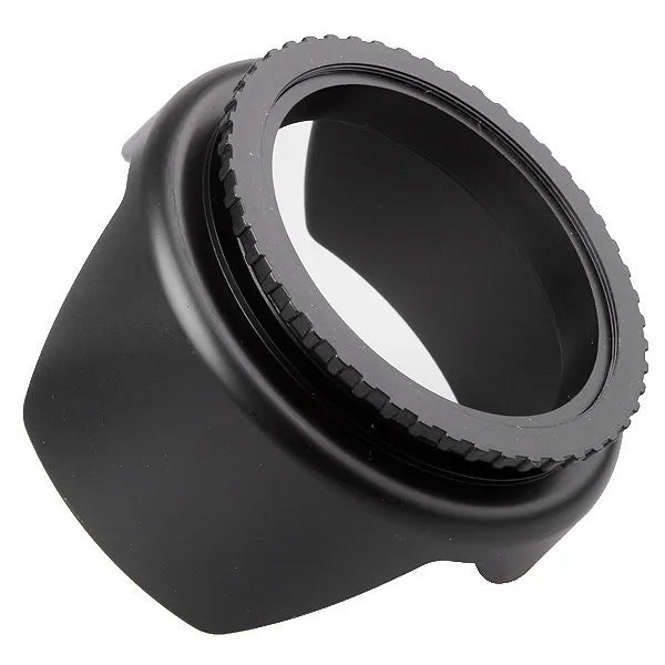 Universal Screw-In Tulip Lens Hood — Fits 49mm to 82mm Camera Filters (49/52/55/58/62/67/72/77/82mm)