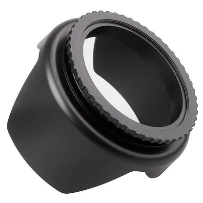 Universal Screw-In Tulip Lens Hood — Fits 49mm to 82mm Camera Filters (49/52/55/58/62/67/72/77/82mm)