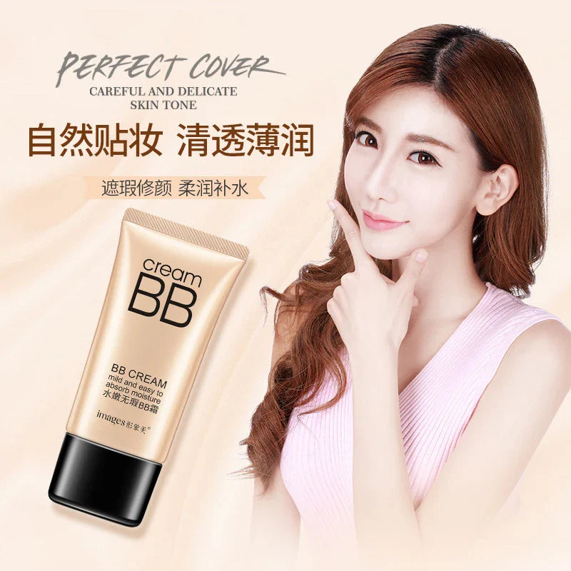 IMAGES Concealer BB Cream — Moisturizing Whitening Foundation & Face Base Makeup CC Cream
