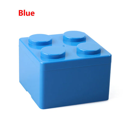 Creative Building Block Storage Box – Stackable Space-Saving Plastic Organizer for Desktop & Office Supplies