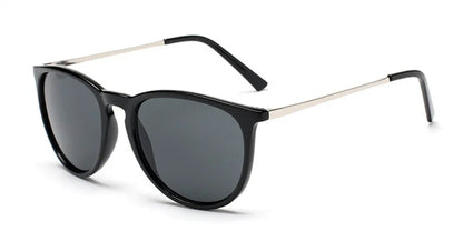 Retro Round Sunglasses — Designer Alloy Mirror Shades for Men & Women