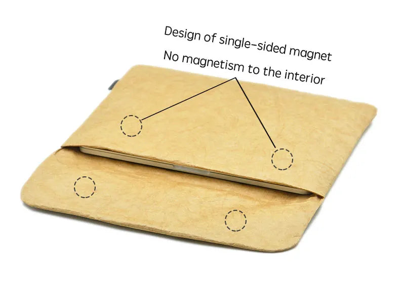 Vintage Laptop & Tablet Bag Cover — Fiber Paper Sleeve Case for iPad Pro 12.9" (3rd/4th Gen), Pro 11, Mini 6 8.3"