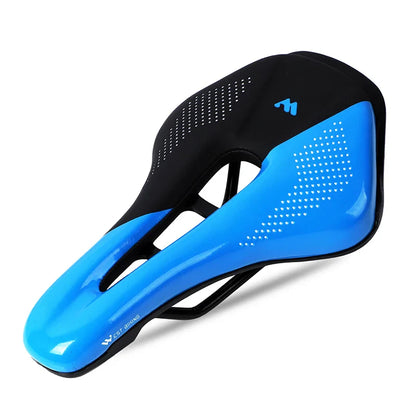 WEST BIKING Bicycle Saddle — Comfortable Hollow PU Leather Bike Seat | Wear-Resistant Road Cycling Cushion
