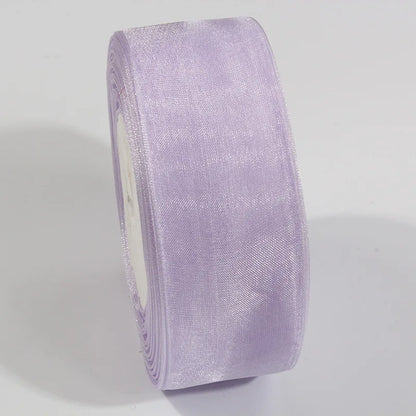 10 Yards Sheer Chiffon Organza Ribbon - Satin Gift Wrapping Ribbon for Wedding Bouquets, Party Decor & DIY Crafts
