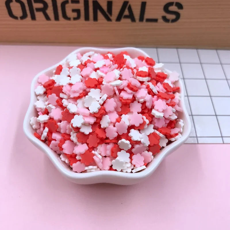 100g Colorful Long Clay Sprinkles – 5-6mm DIY Craft Decorations for Phone Deco & Creative Projects