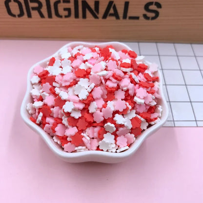 100g Colorful Long Clay Sprinkles – 5-6mm DIY Craft Decorations for Phone Deco & Creative Projects