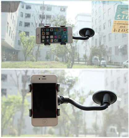 Guitar Phone Holder Stand — Street Singing & Song Lyrics Mobile Car Suction Cup Support
